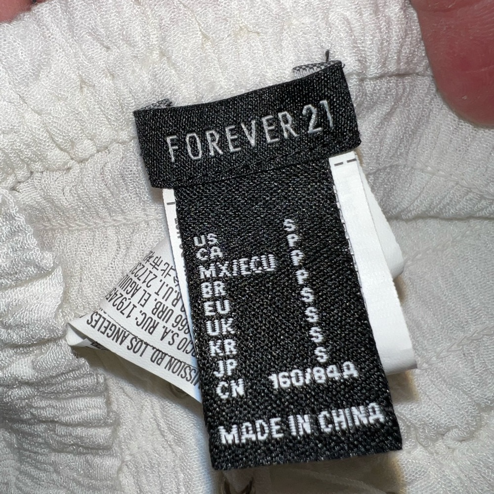 White Forever 21 Tube Top. - Picture 4 of 4